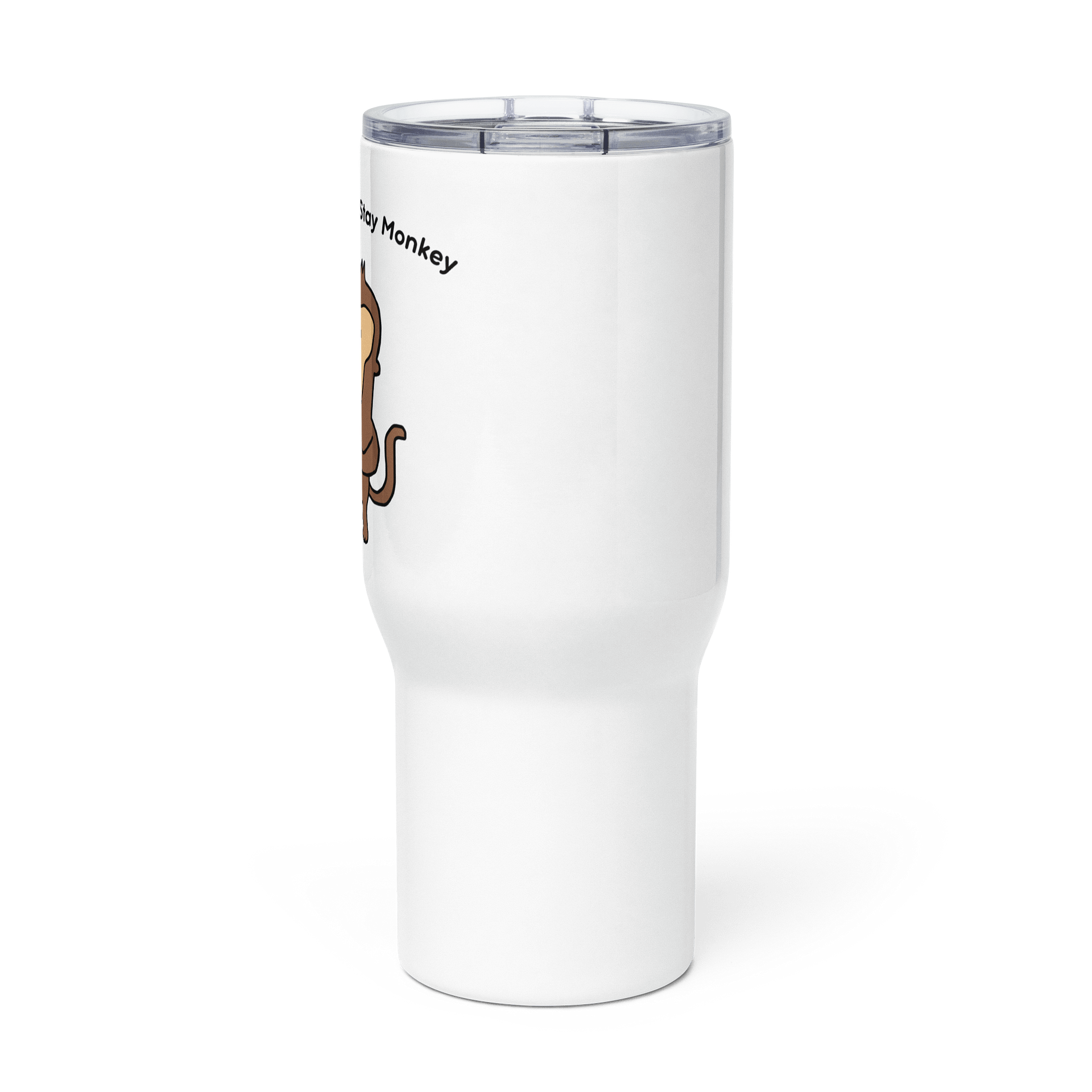 "Stay Hydrated, Stay Monkey" Travel Mug product image (2)