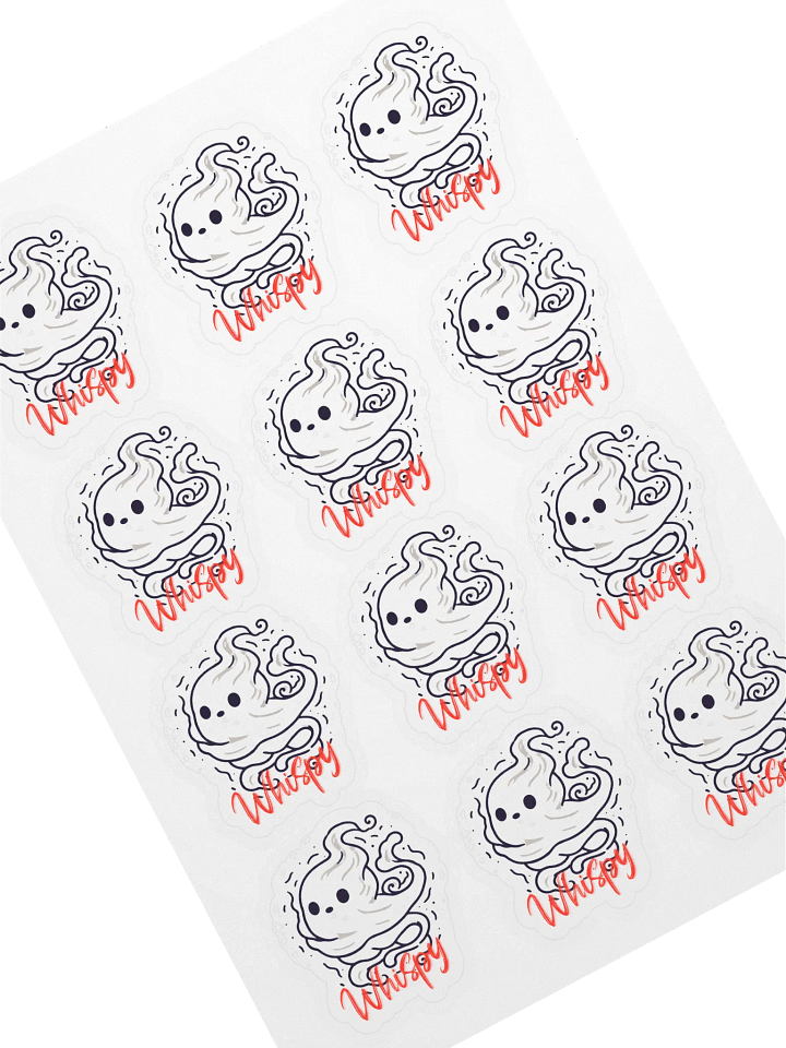 Whispy #1 Kiss Cut Sticker Sheet product image (1)