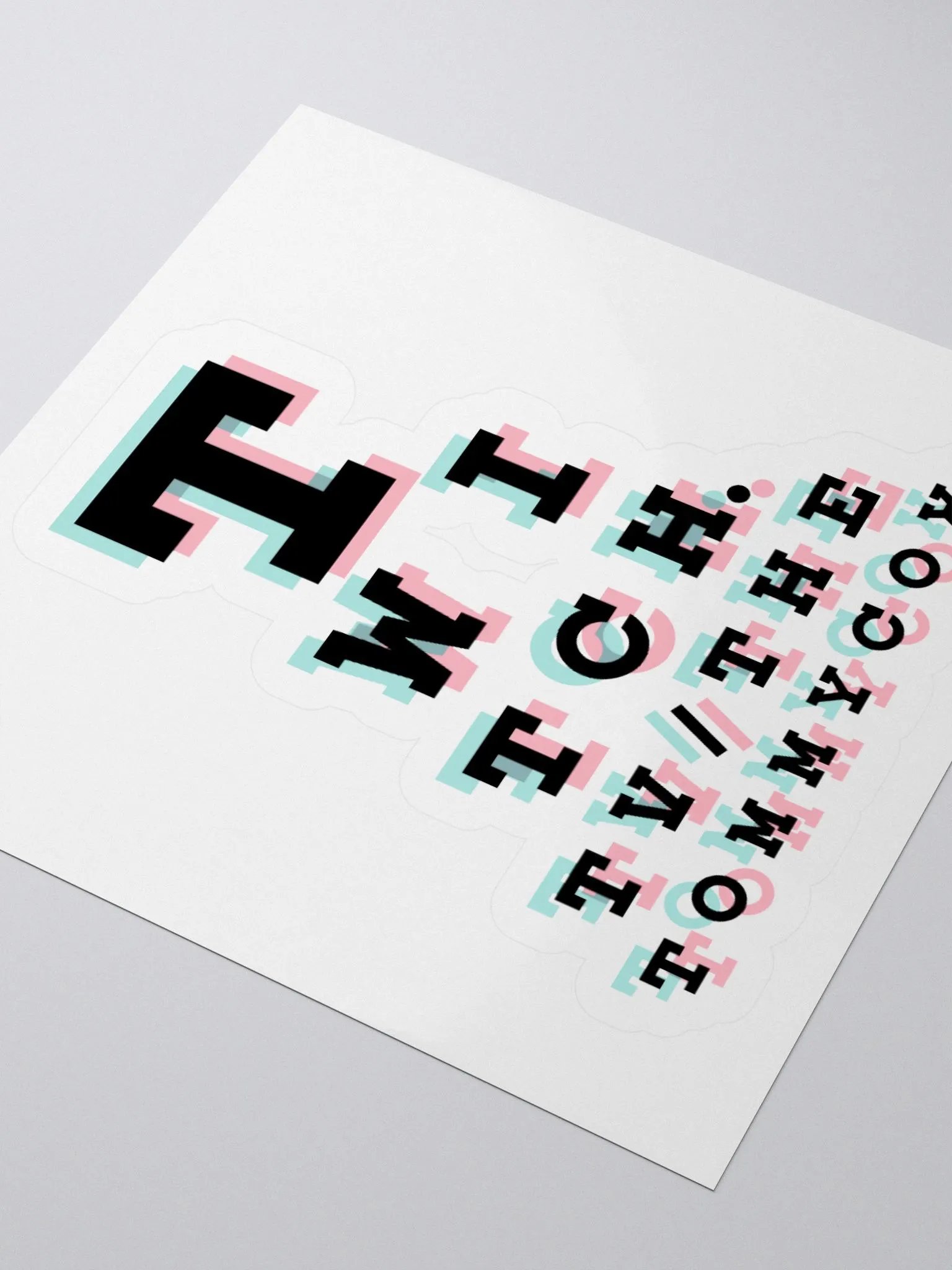 Eye Chart Sticker product image (3)