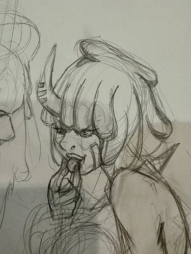 Progress shots from yesterday’s #hexedharvest2025 episode 31 of #Violet9. What can I say? I love drawing Aurelia 😈
Go read Vi...