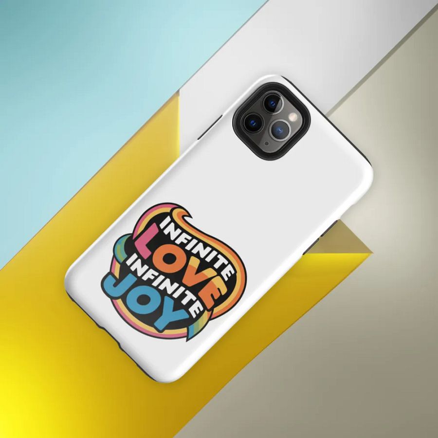 Infinite Love Infinite Joy Tough Case for Iphone (White) product image (8)