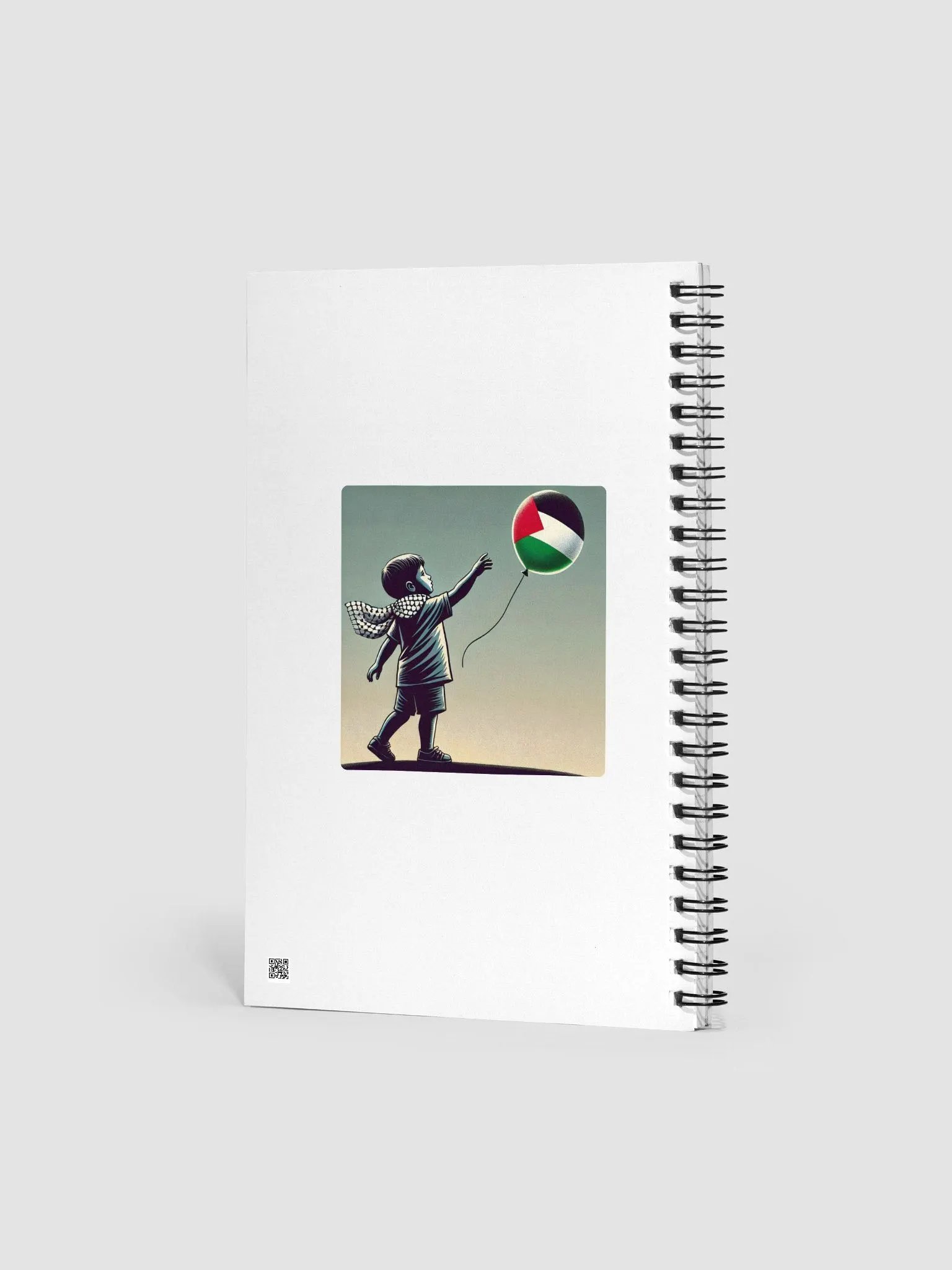 Spiral Notebook | AI Design FREE PALESTINA product image (2)