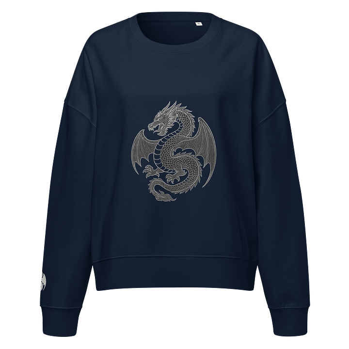 ⚫ 100% Organic Cotton - ⚫ Black Dragon – Shadowborn Command Sweater product image (13)