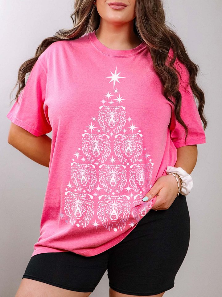 Rough Collie Christmas Tree T-Shirt product image (1)