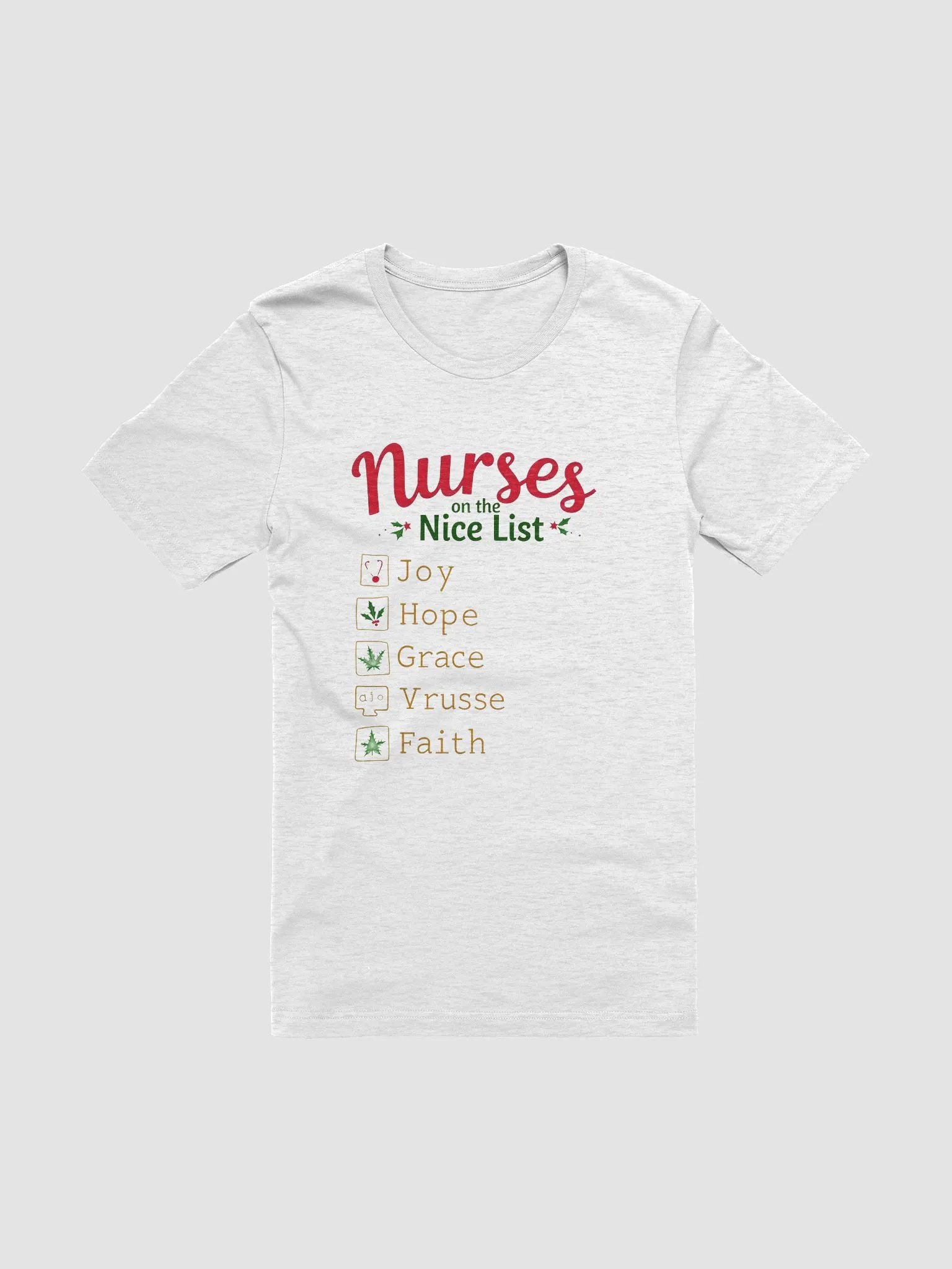 Festive Nurses on the Nice List T-Shirt product image (4)