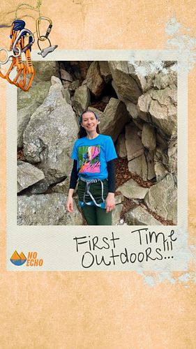 Amanda (@earth_to_amanda) sent me this photo and I couldn’t stop smiling. Her first time climbing outdoors—and she did it in ...