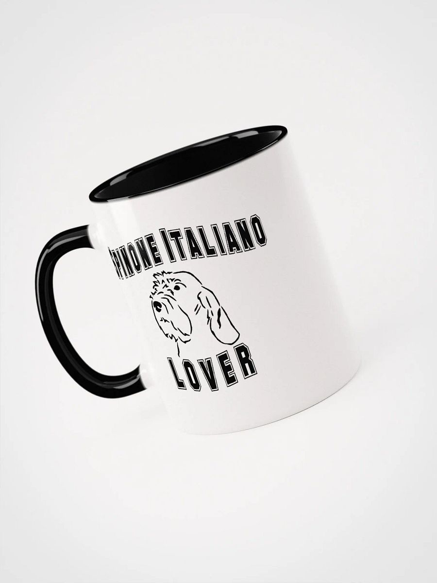 Spinone Italiano Lover MUG with black Spinone Head Silhouette product image (35)