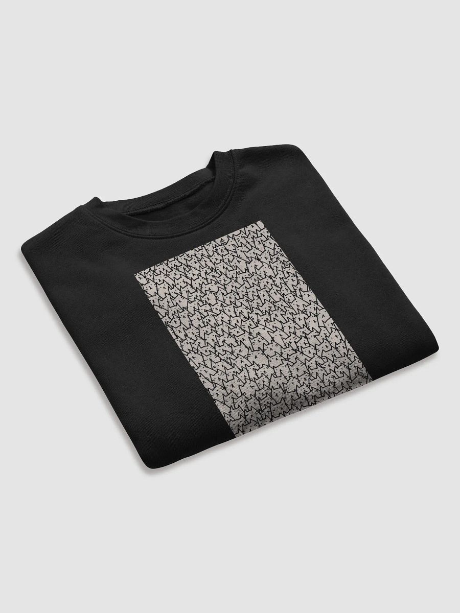 Whiskered Cats Patern Crop Sweatshirt product image (35)
