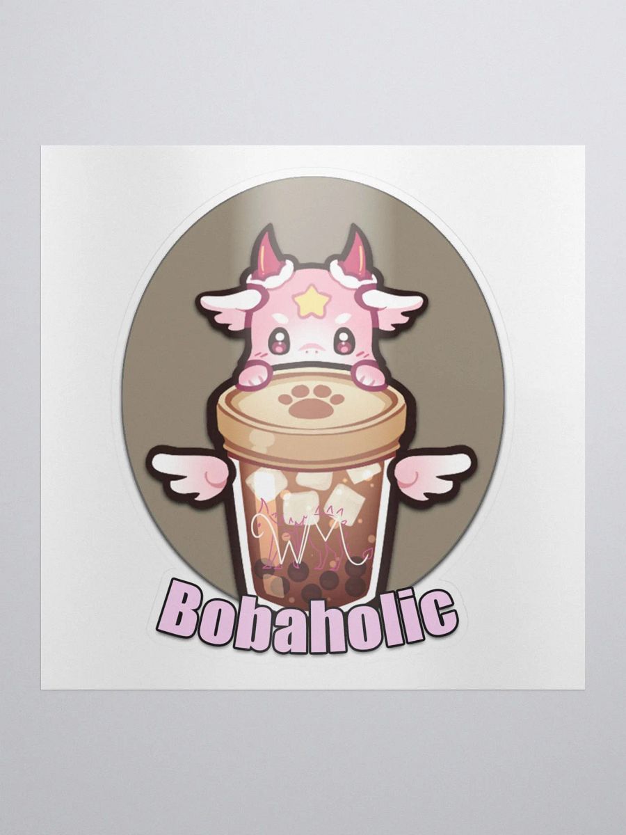 Bobaholic sticker product image (1)