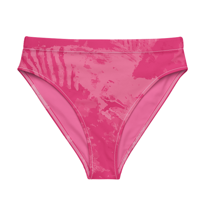 Vibrant Pink Lilac Abstract All-Over Bikini Bottoms product image (1)