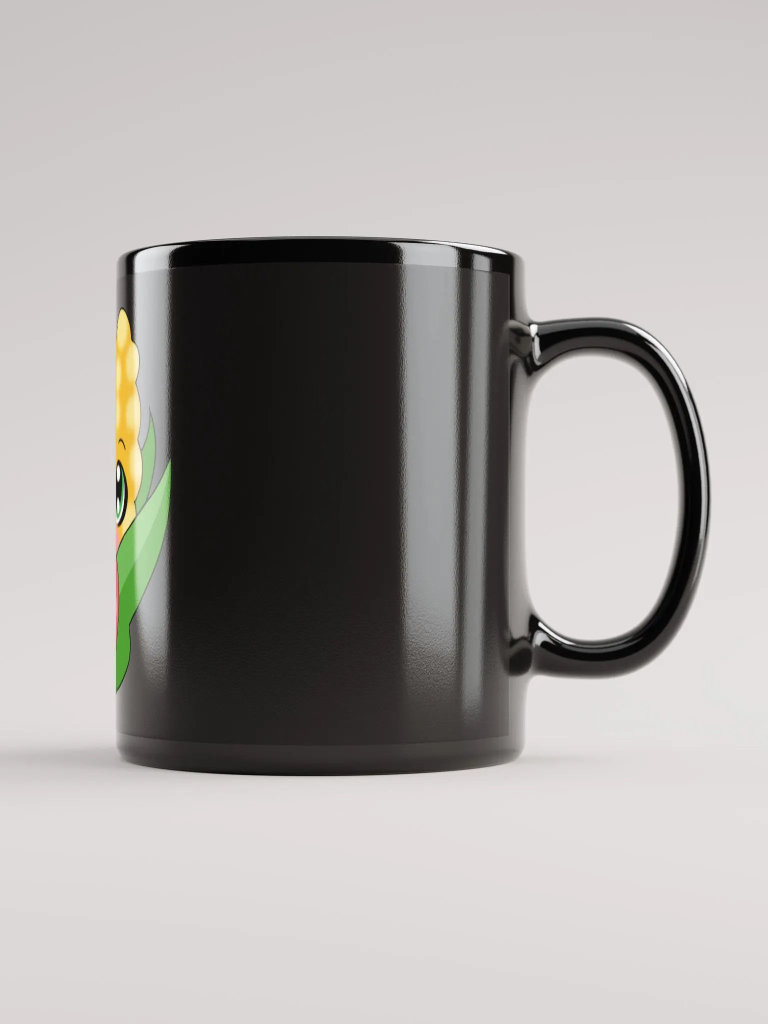 Taza Color Negra ( ChocloVheart ) product image (1)