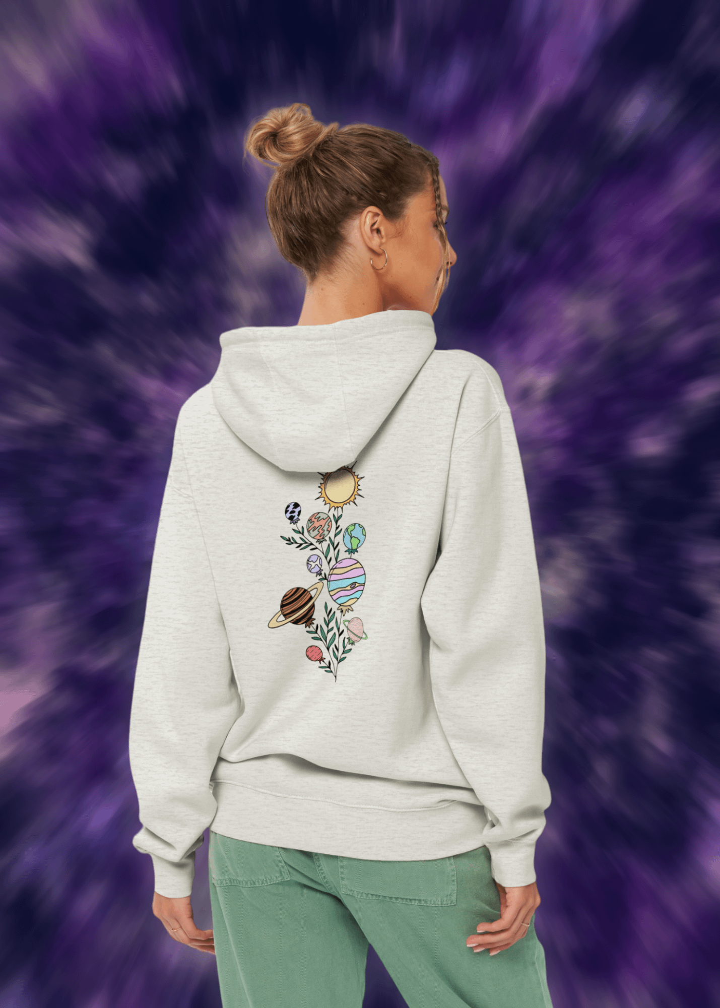 Cosmic Flora Planet Hoodie product image (9)
