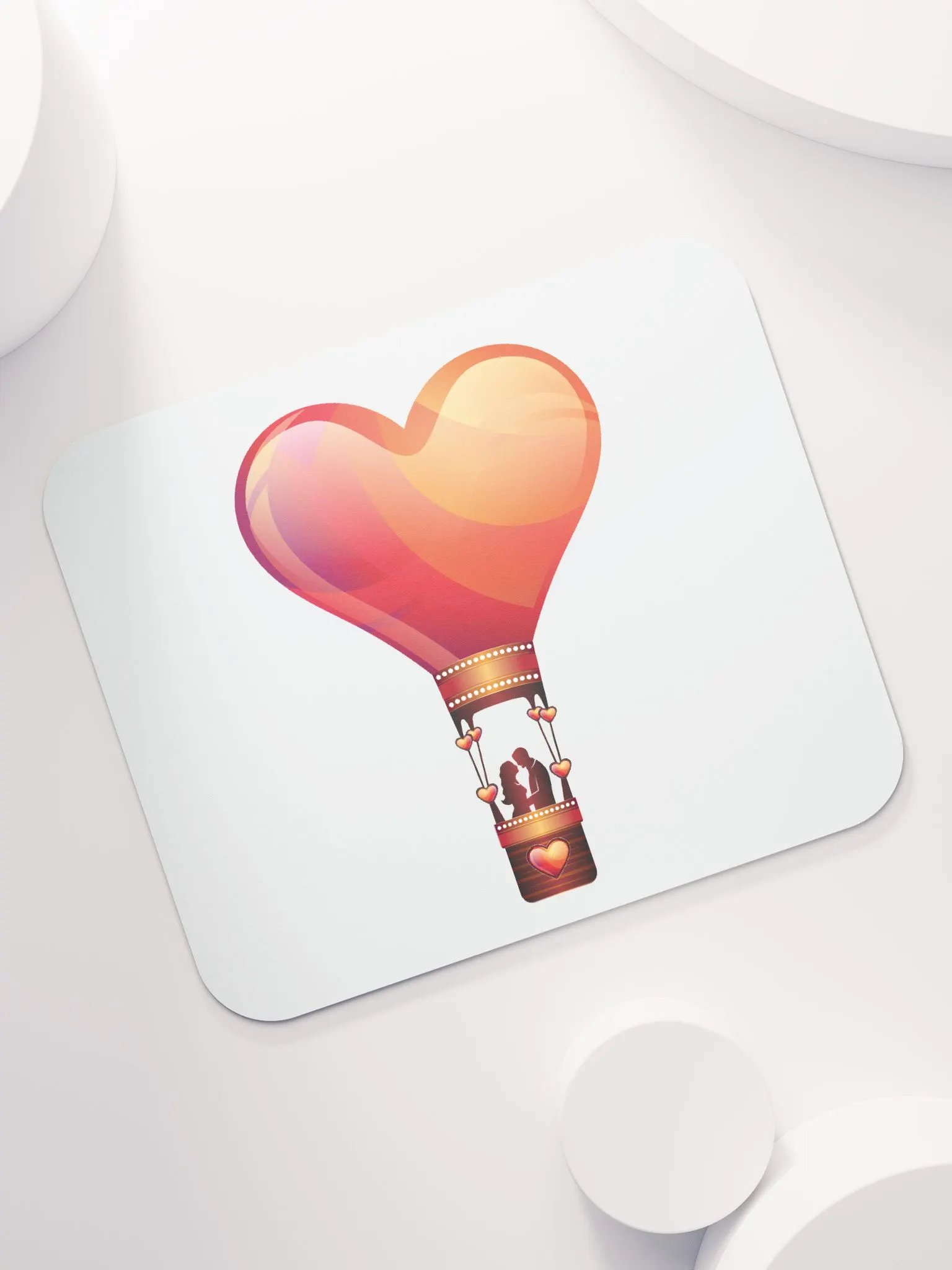 LOVE COUPLE IN A HOT AIR BALLOON HEART, LOVE, PROFILE, RED, PUNK, RETRO, VINTAGE, ADVENTURE, VALENTINES DAY, ROMANTIC, ROMANCE, COUPLE, GIRLFRIEND, BOYFRIEND, HUSBAND, WIFE product image (7)
