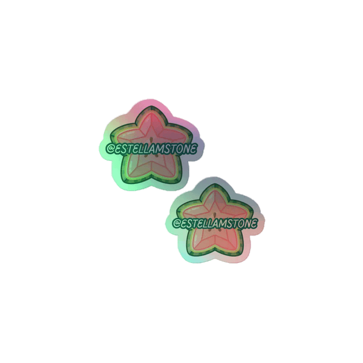 Holo EstellaMStone Logo Stickers - 2pk product image (1)