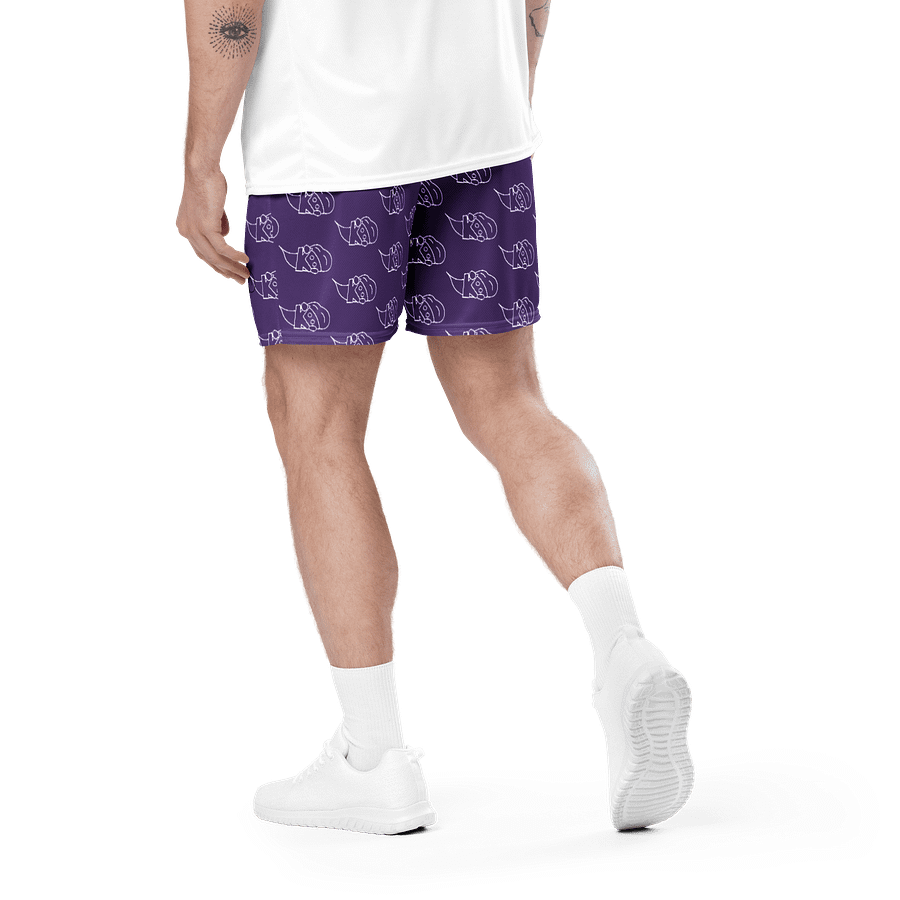 Purple Pattern KB Ball Shorts product image (4)