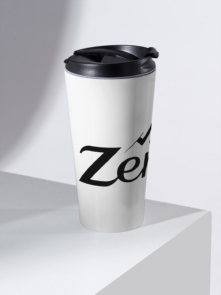 White Zenith Elegance Stainless Steel Travel Mug product image (1)