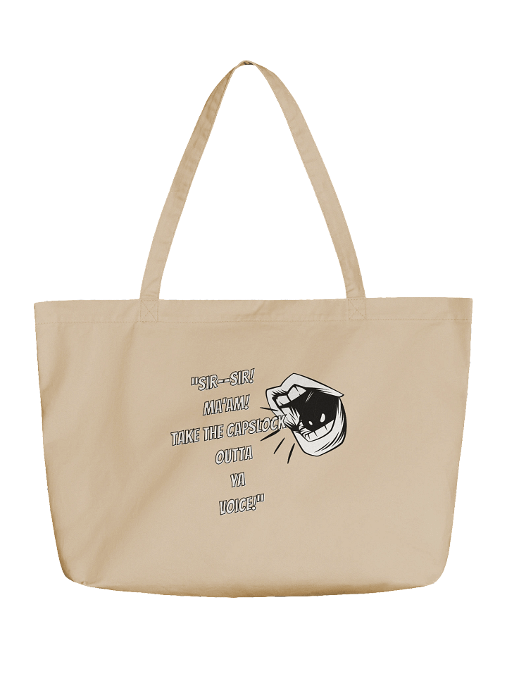 "Take The Caps Off" Oyster Tote Bag product image (1)