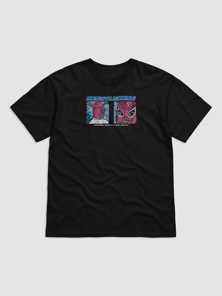 Wavy Luchador Tee (Black) product image (1)