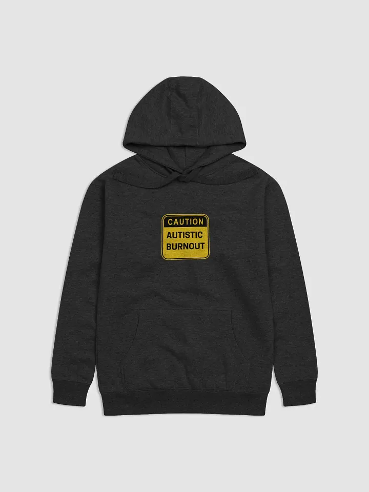 CAUTION: ASD BURNOUT printed heavyweight hoodie product image (2)