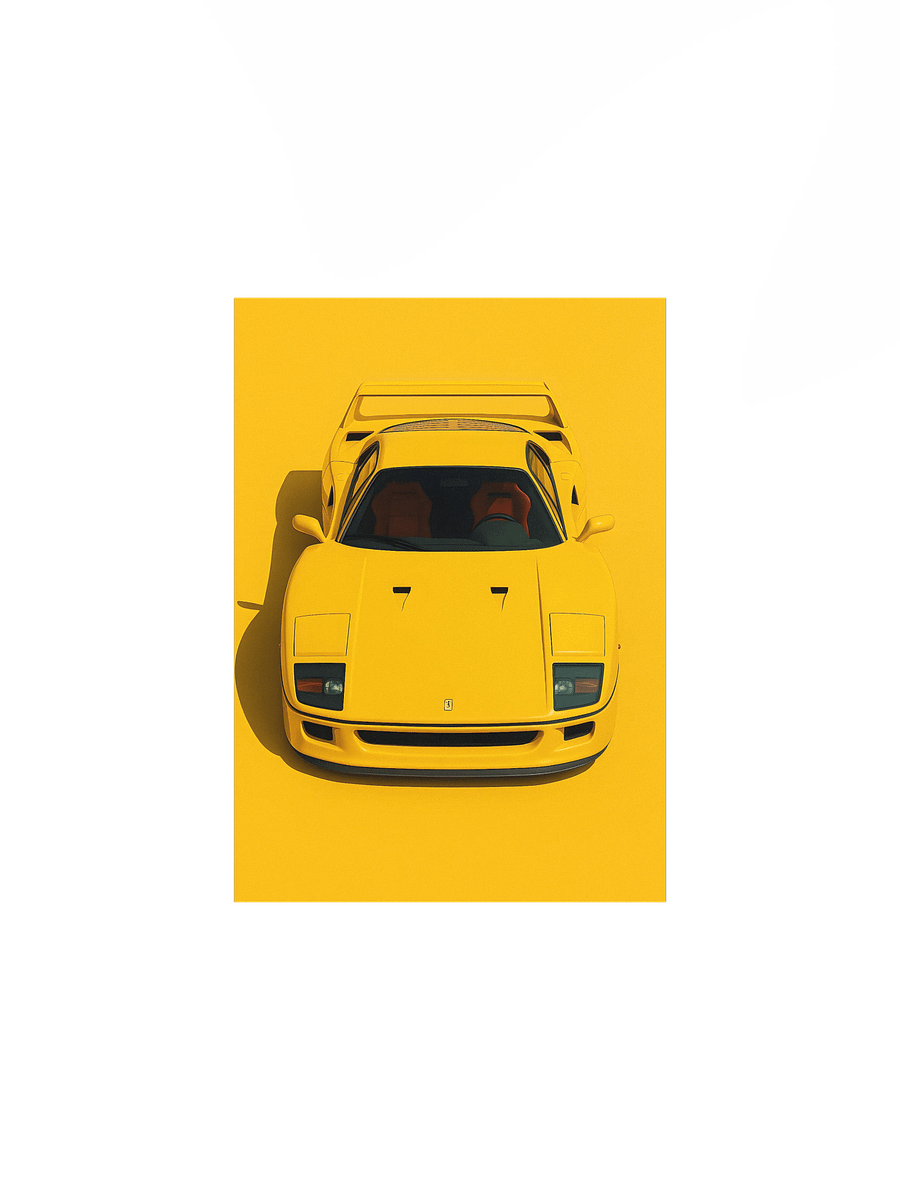 Sleek F40 Matte Poster product image (1)