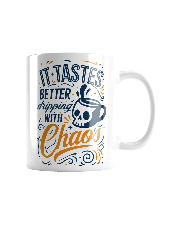 Dripping with Chaos White Coffee Mug product image (4)