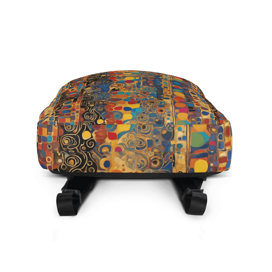 Symmetric Fusion All-Over Print Backpack for art students and arty friends product image (3)