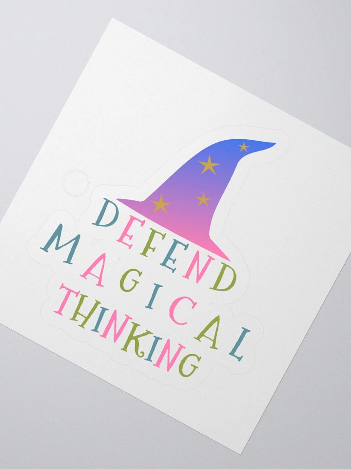 Defend Magical Thinking Sticker product image (6)