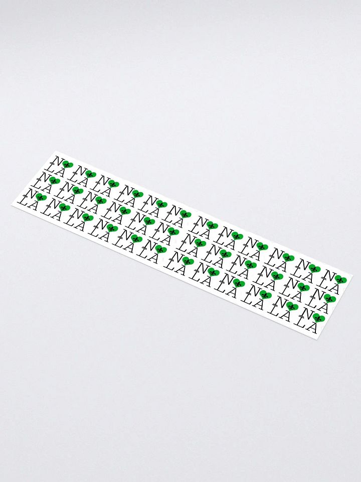 I LOVE NOLA **LEGACY STICKER** (GREEN HEART LONG) product image (1)