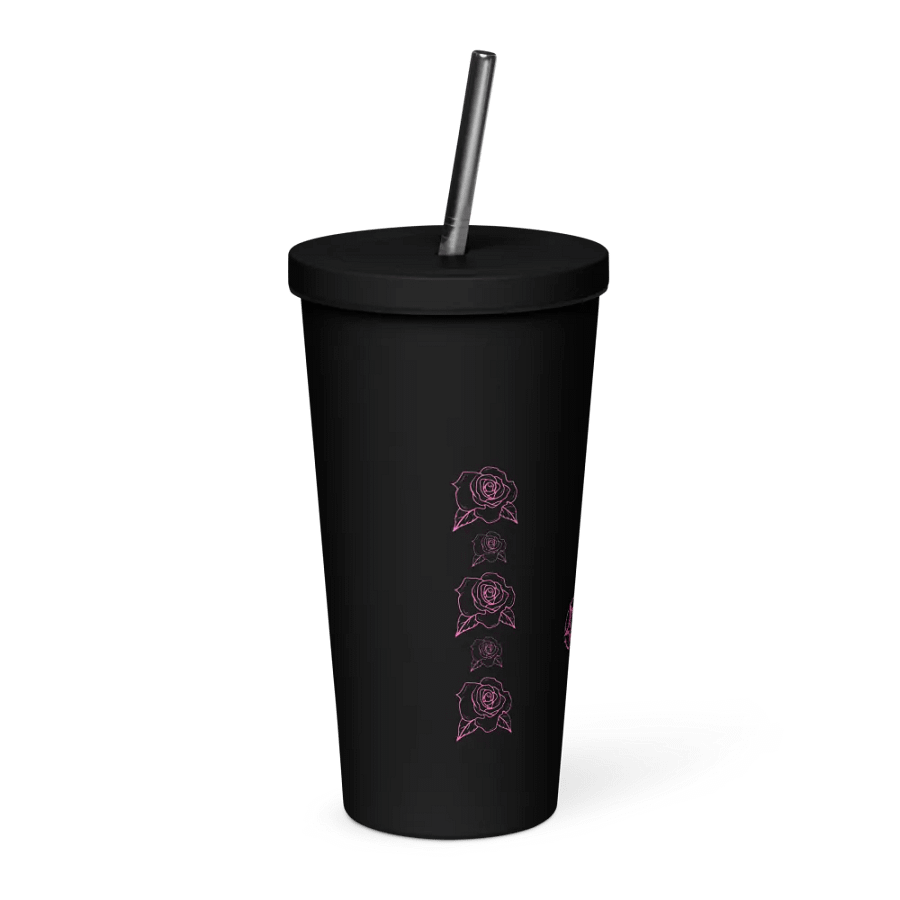 Darkness is Beautiful - Insulated Tumbler with Straw product image (4)