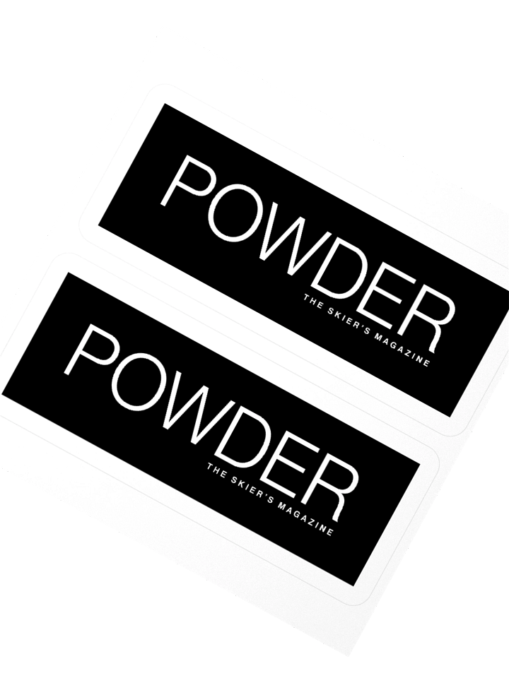 POWDER Sticker Black Rectangle product image (2)