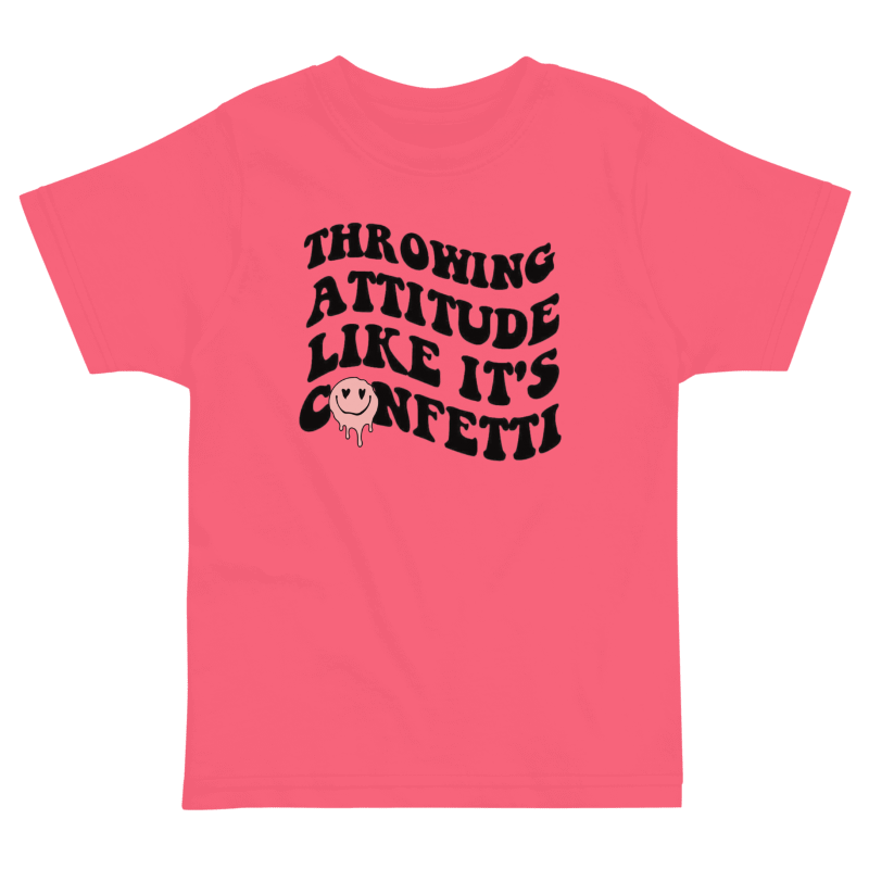 Confetti Attitude Toddler Tee product image (1)