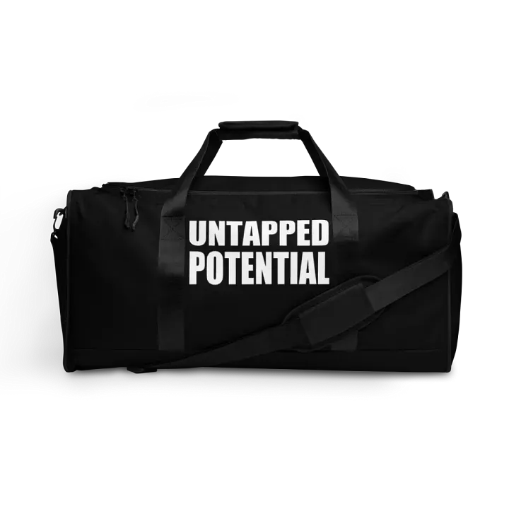 Untapped Potential Black Duffle Bag product image (1)