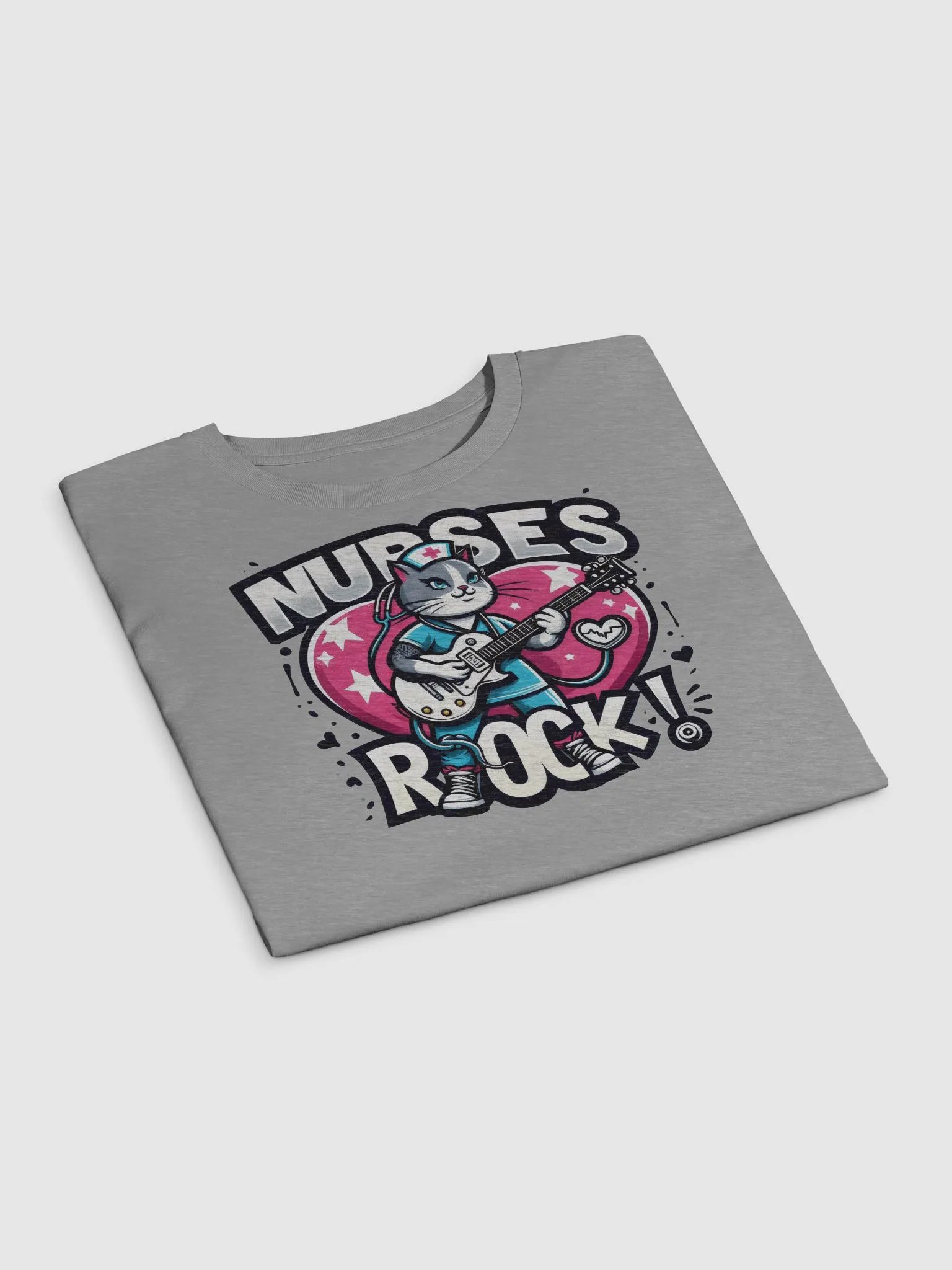 Nurse's Rock! Illustrated Crop Top product image (19)