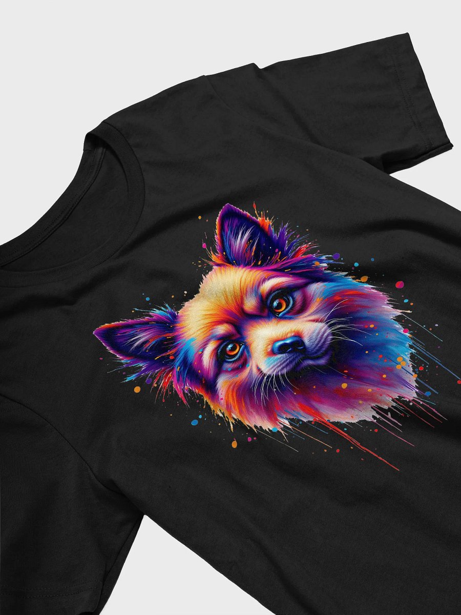 Vibrant Dog Face Abstract T-Shirt product image (27)