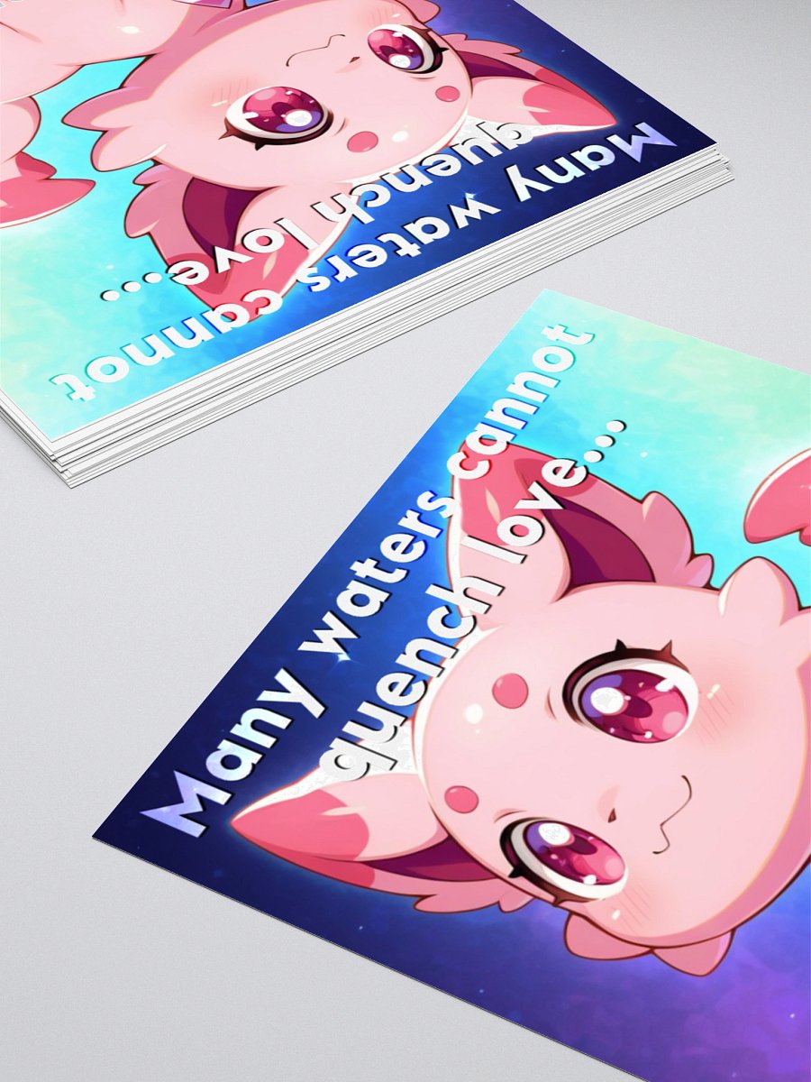 Bible Cuties Naomi - Many waters cannot quench love Sticker product image (7)