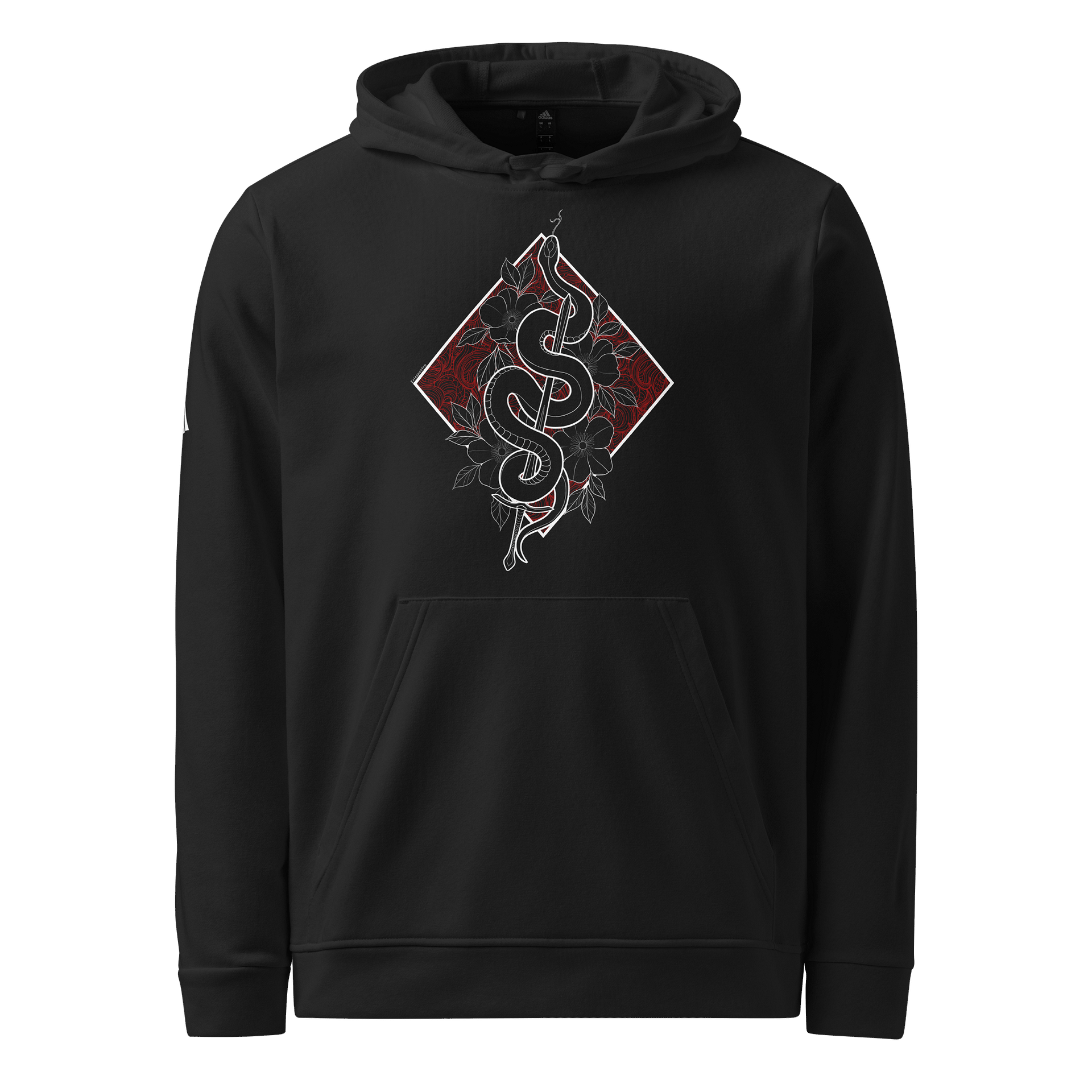 Floral Diamond Fleece Hoodie product image (1)