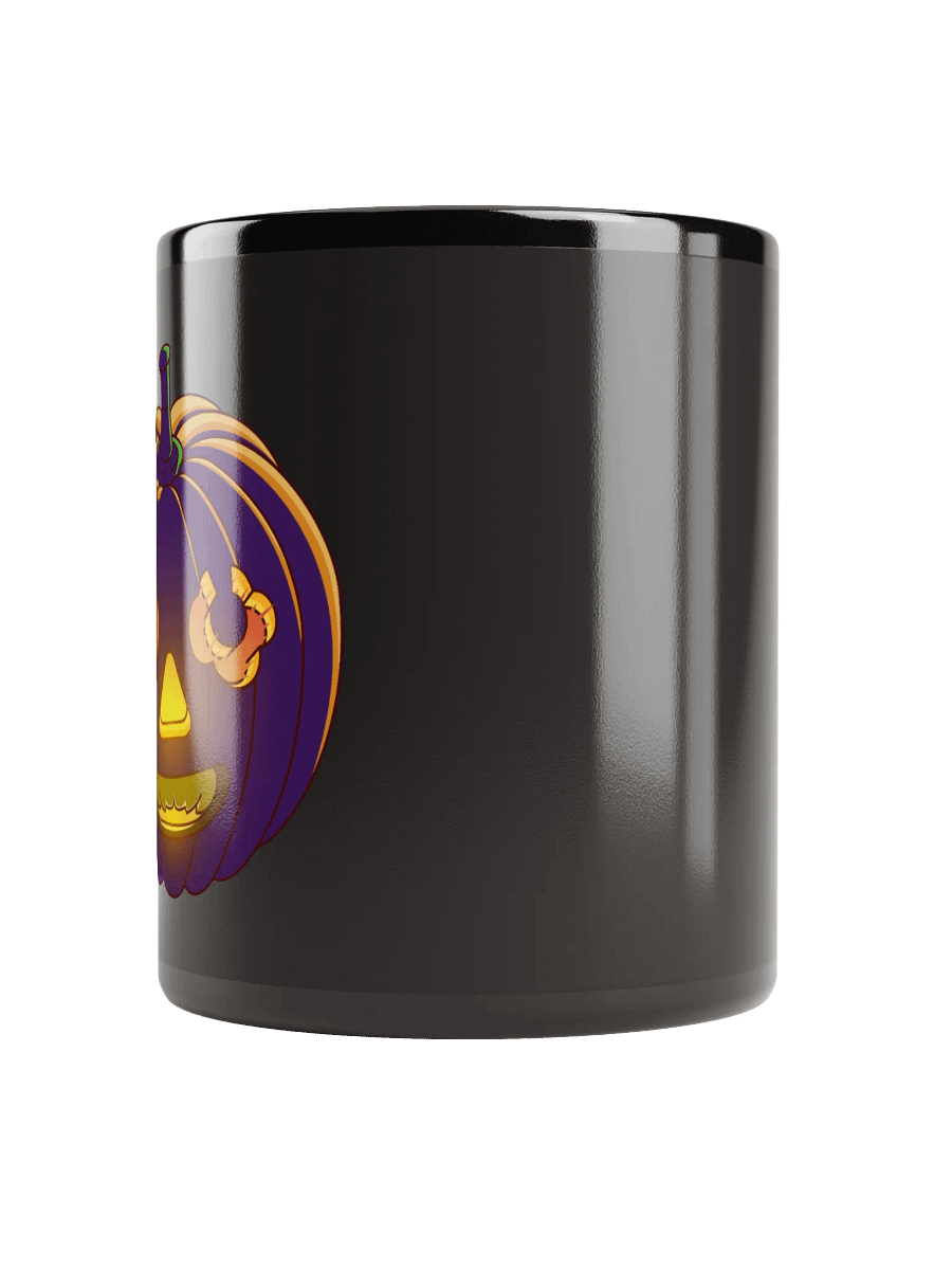 Flame pumpkin - Black mug product image (3)