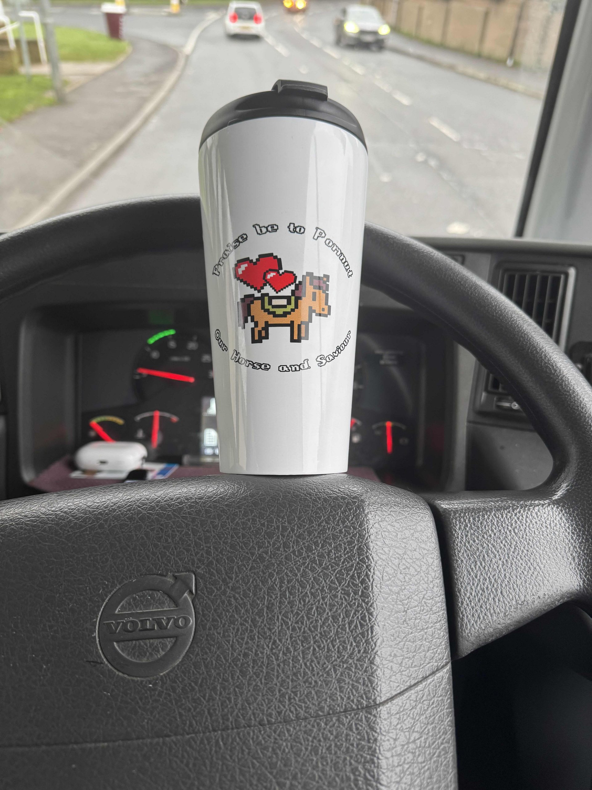 Praise be to Pomnut Travel Mug product image (3)