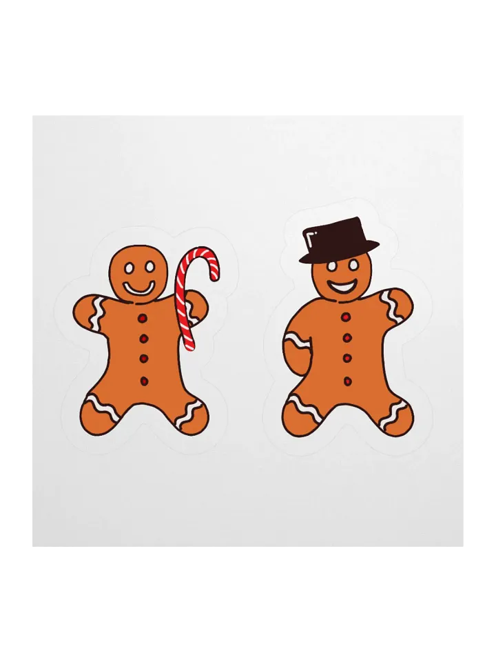 Festive Gingerbread Sticker – Holiday Duo product image (1)