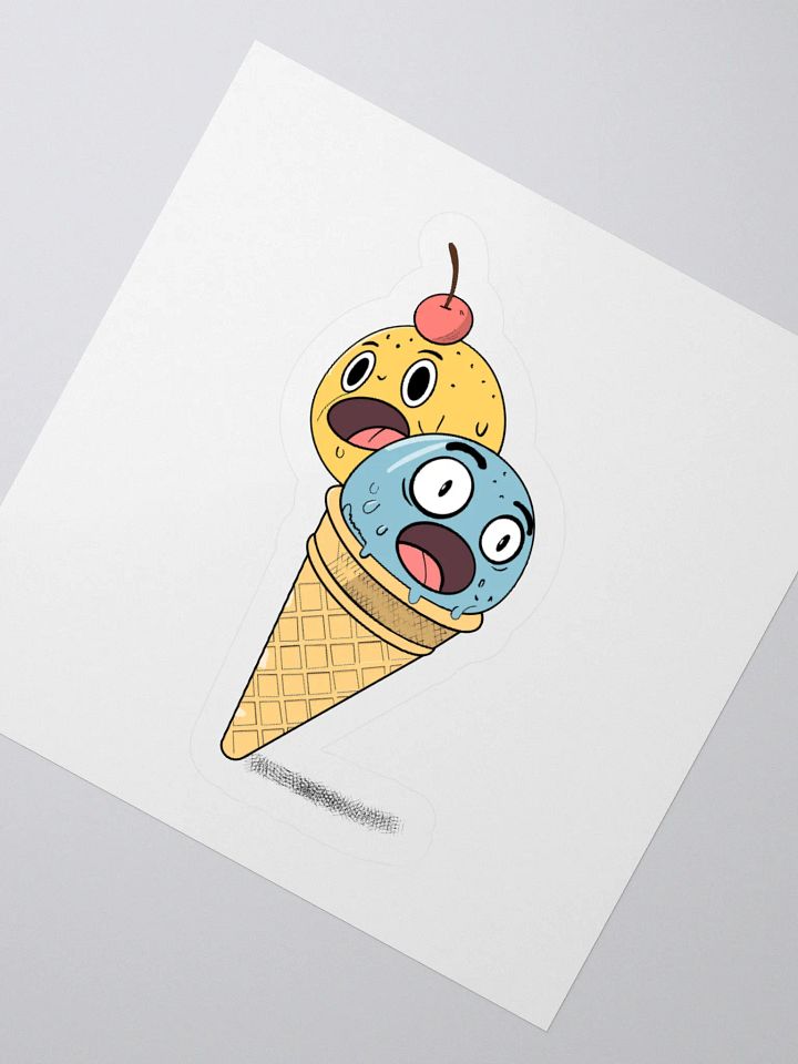 Double Scoops Surprise Kiss Cut Stickers product image (4)