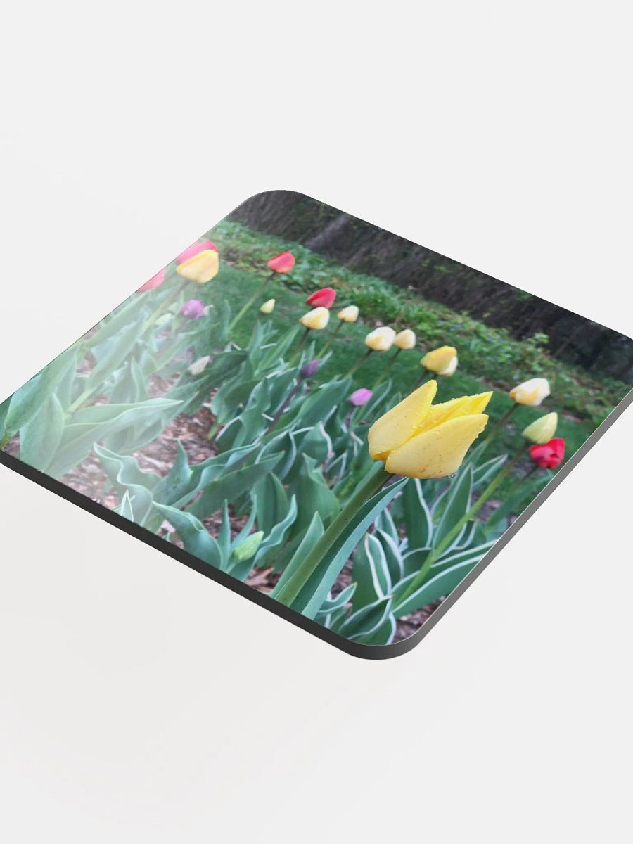 Tulips in the Spring Cork Coaster product image (4)