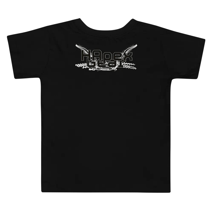 Toddler T-Shirt - Black HApex Gear Black Logo product image (2)
