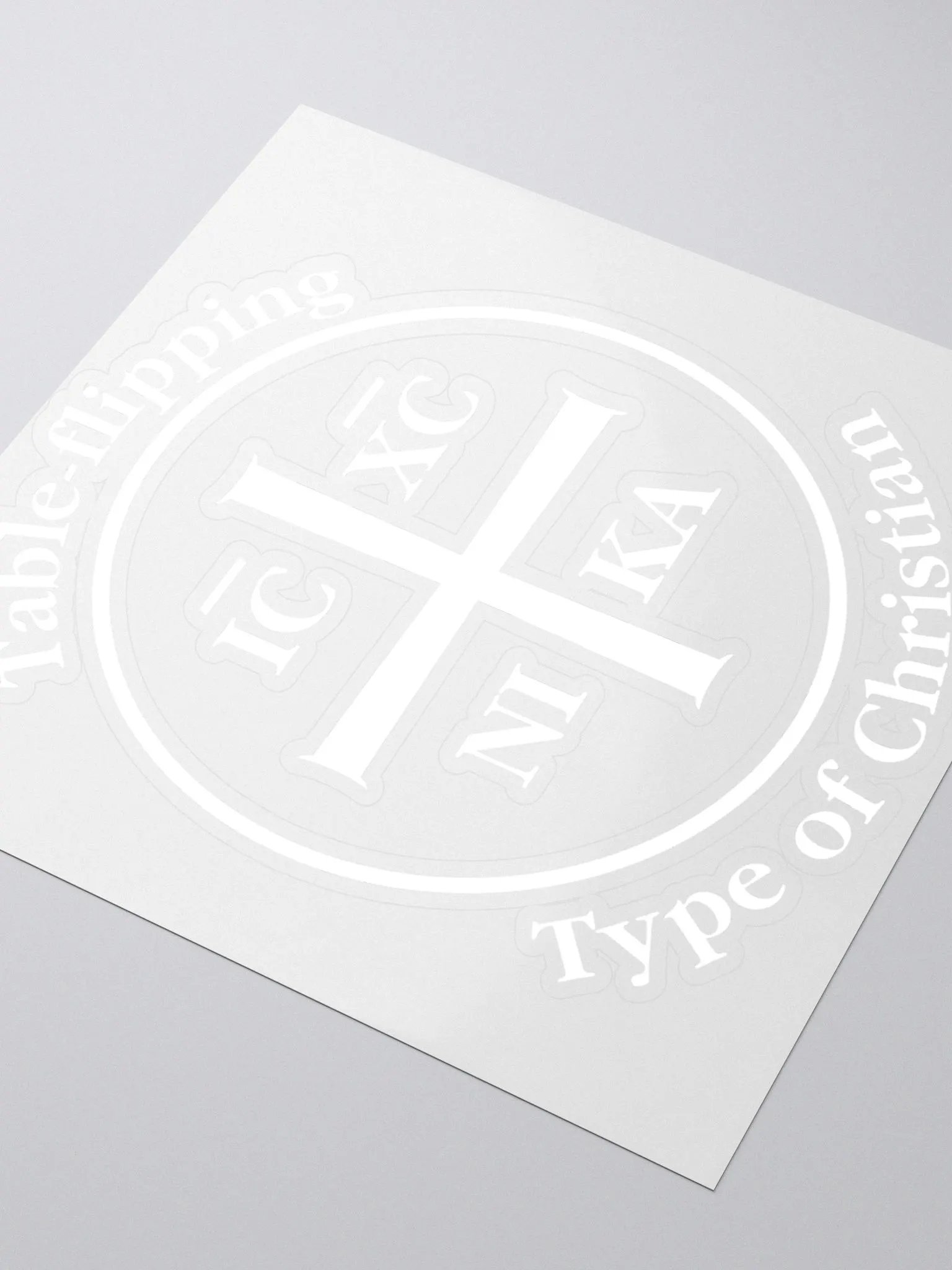 Table Flipper Sticker (White) product image (8)