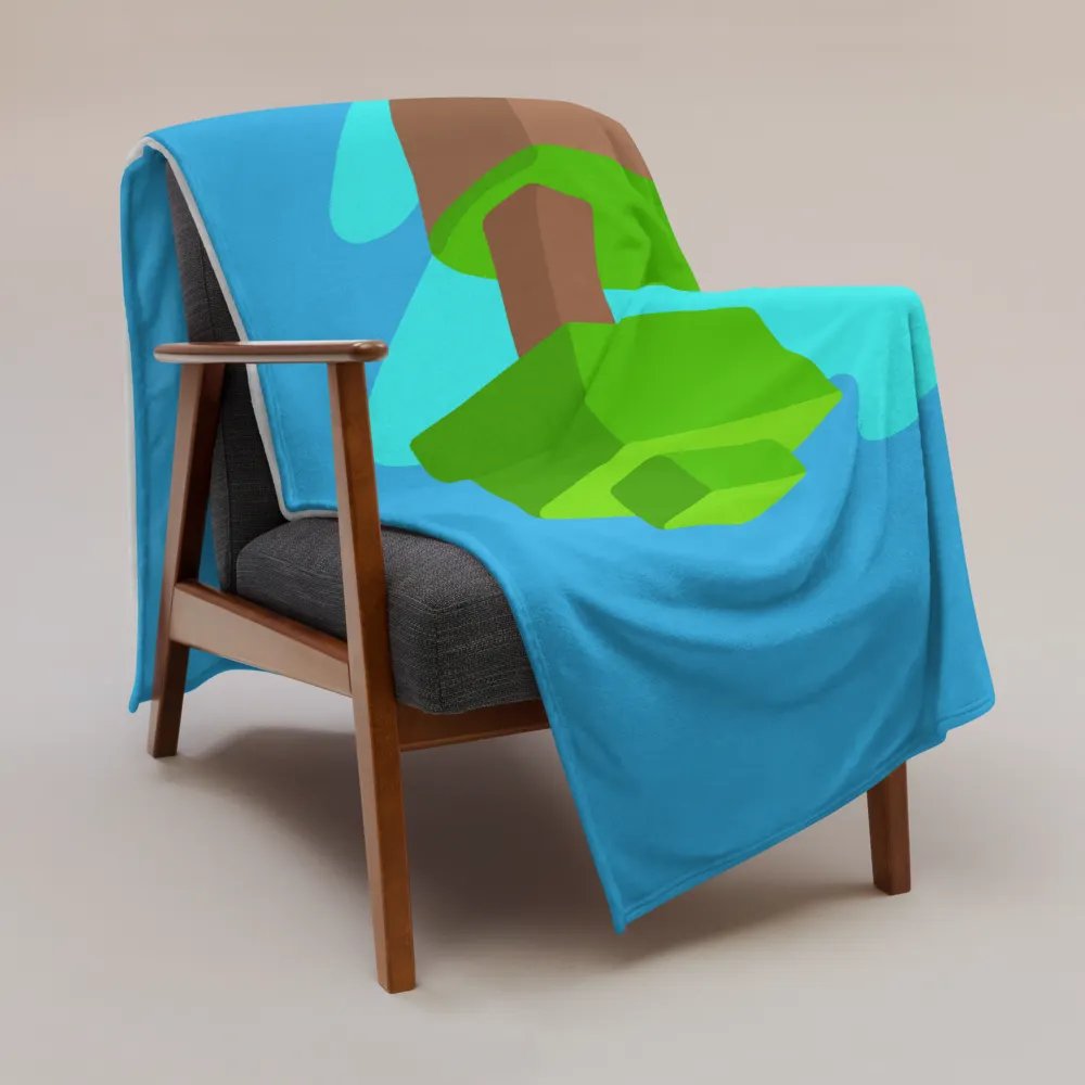 Skyblock Blue Blanket product image (3)