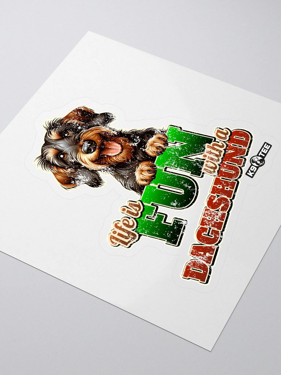 Fun Dachshund Kiss Cut Stickers product image (3)