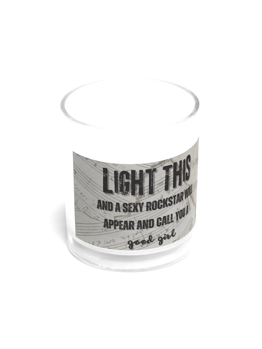 Light This and a Rockstar will Appear Candle product image (2)