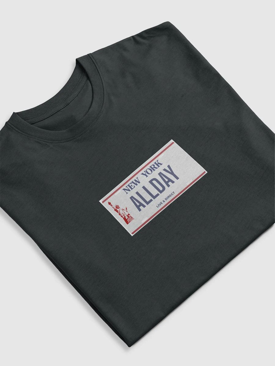 ALLDAY License Plate Tee Black product image (14)