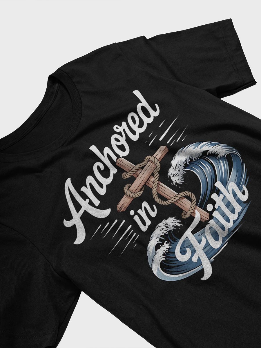 Anchored in Faith Cross T-Shirt product image (28)
