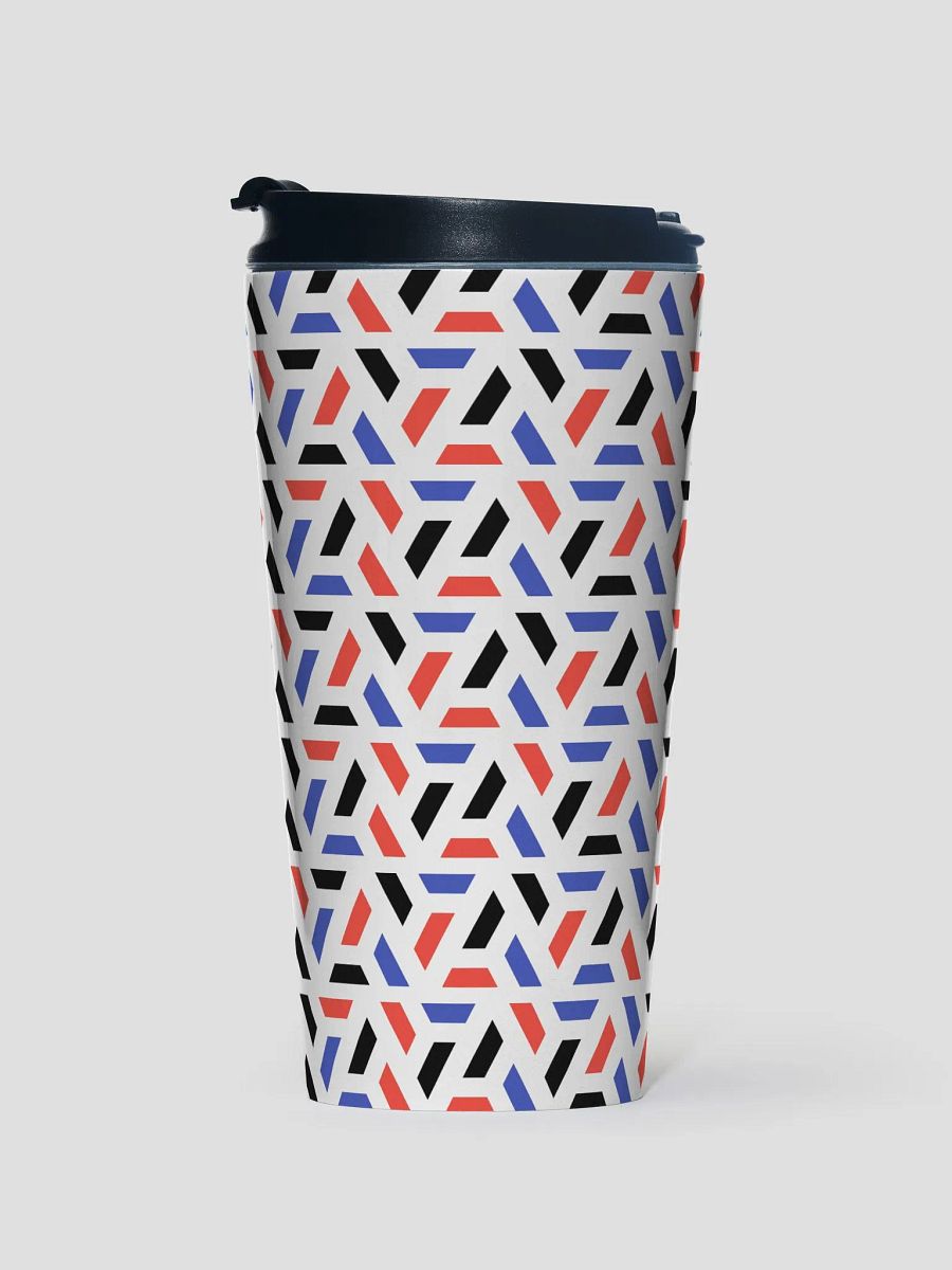 Geometric Fusion Stainless Steel Travel Mug product image (1)