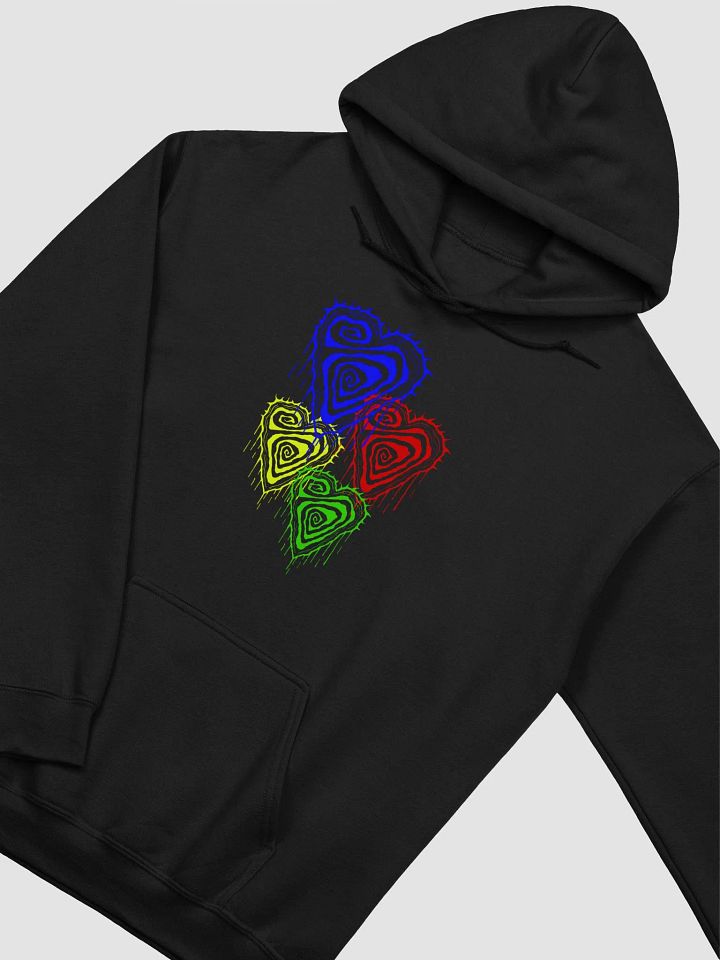 Smoked Heart Valentines Day Hoodie product image (17)
